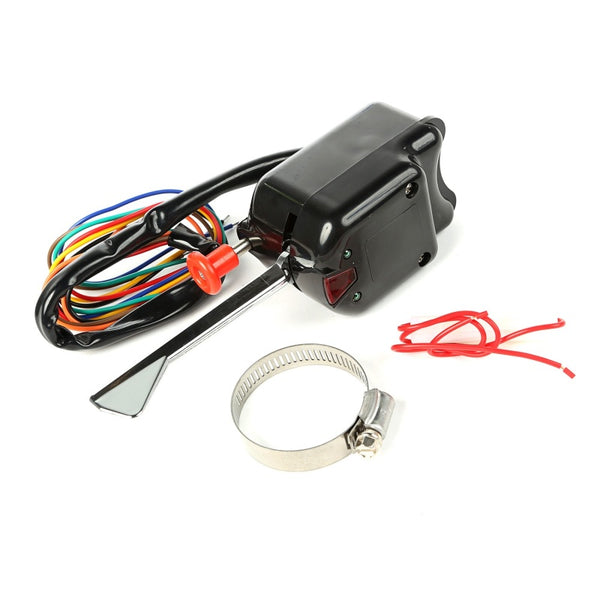 Omix Turn Signal Switch Black- 46-71 Willys/Jeep - Bull Strap