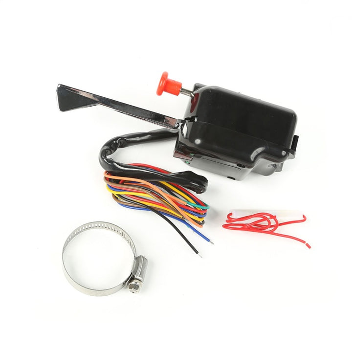 Omix Turn Signal Switch Black- 46-71 Willys/Jeep - Bull Strap