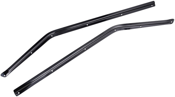 Omix Window Retaining Channels Blk 87-95 Wrangler YJ - Bull Strap