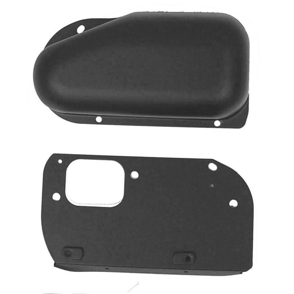 Omix Windshield Wiper Motor Cover Blk 76-86 CJ Models - Bull Strap