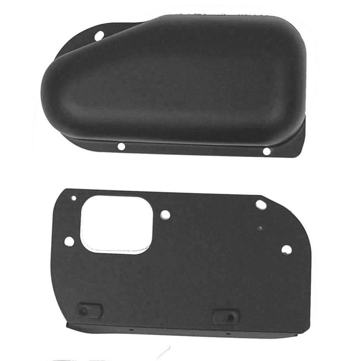Omix Windshield Wiper Motor Cover Blk 76-86 CJ Models - Bull Strap