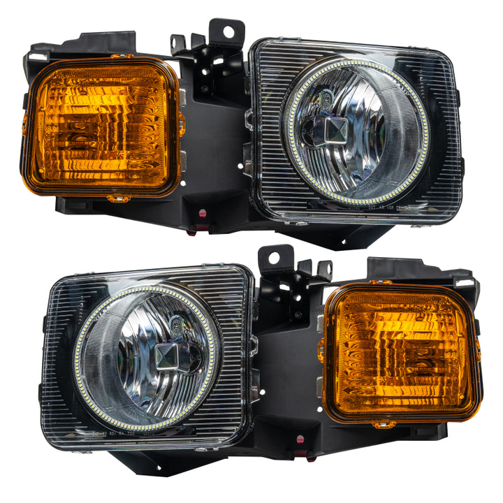 Oracle 06-10 Hummer H3 SMD HL (Combo) - White (Special Order / No Cancel) - Bull Strap