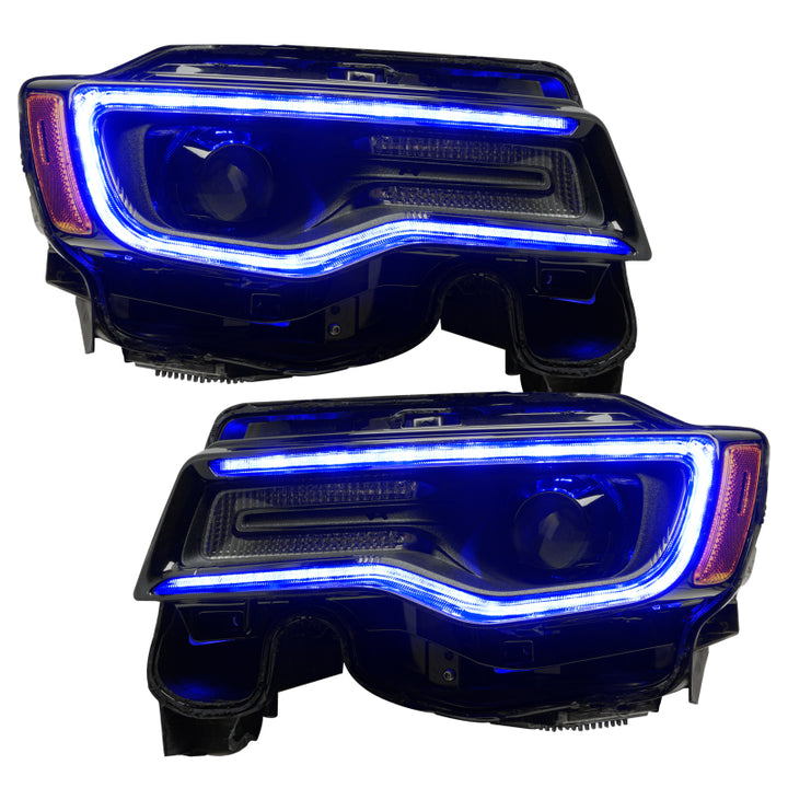 Oracle 1421 Jeep Grand Cherokee Dynamic Headlight DRL Upgrade Kit  ColorSHIFT Dynamic - Bull Strap