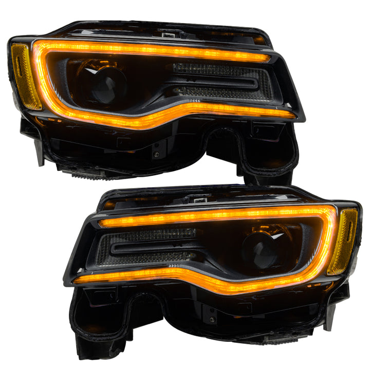 Oracle 1421 Jeep Grand Cherokee Dynamic Headlight DRL Upgrade Kit  ColorSHIFT Dynamic - Bull Strap