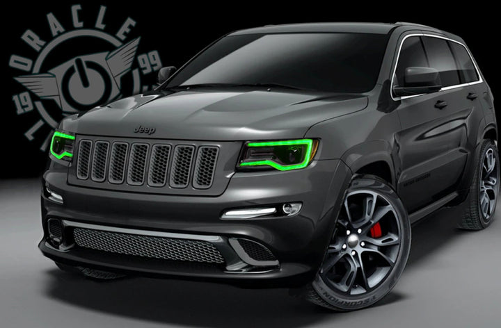 Oracle 1421 Jeep Grand Cherokee Dynamic Headlight DRL Upgrade Kit  ColorSHIFT Dynamic - Bull Strap