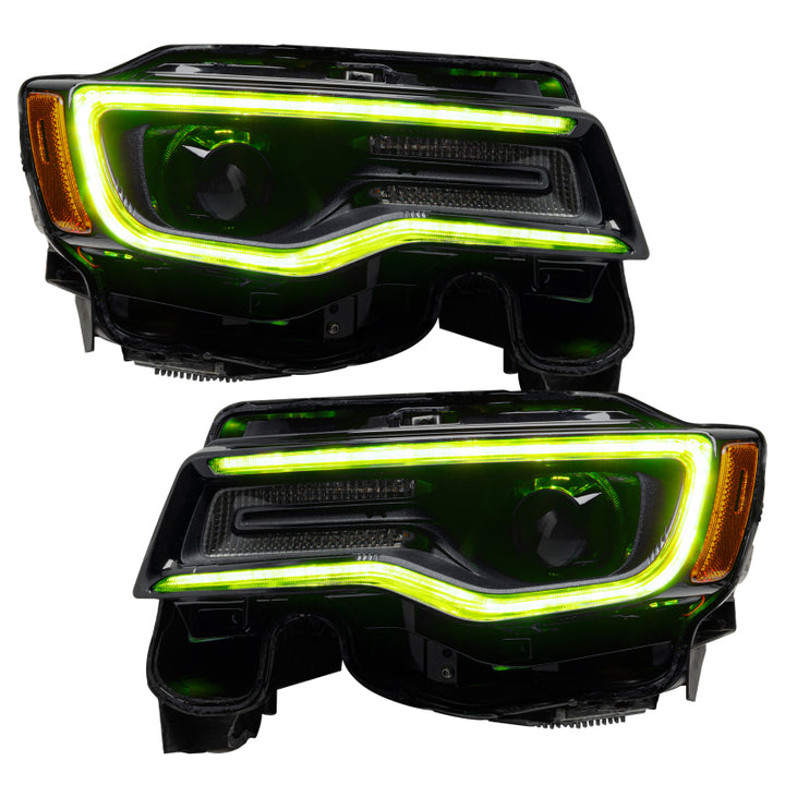 Oracle 1421 Jeep Grand Cherokee Dynamic Headlight DRL Upgrade Kit  ColorSHIFT Dynamic - Bull Strap