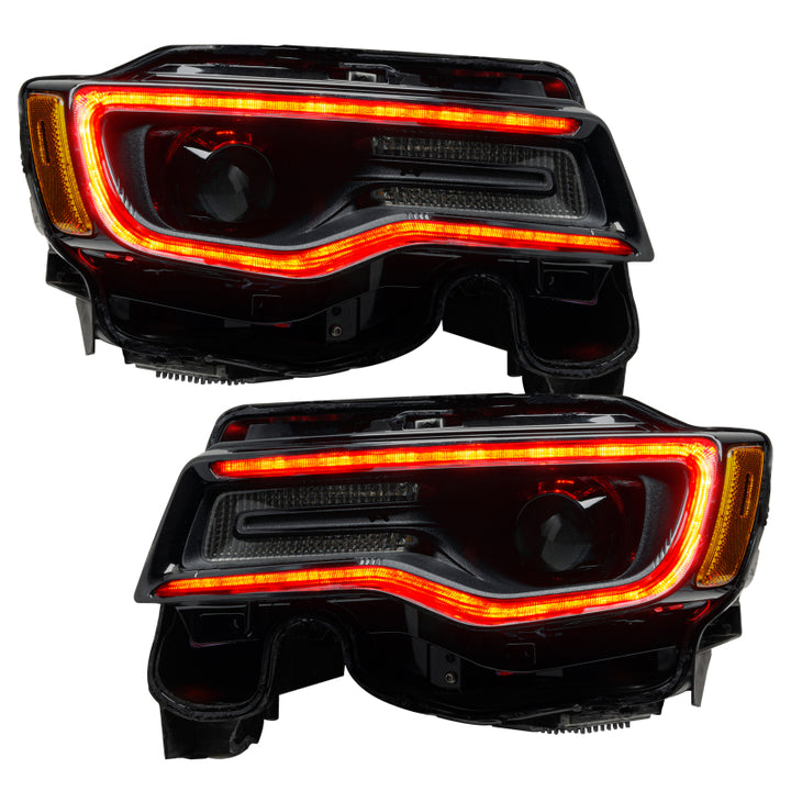 Oracle 1421 Jeep Grand Cherokee Dynamic Headlight DRL Upgrade Kit  ColorSHIFT Dynamic - Bull Strap