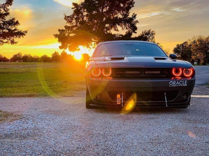 Oracle 15-21 Dodge Challenger RGB+W Headlight DRL Upgrade Kit - ColorSHIFT - BC1 - Bull Strap