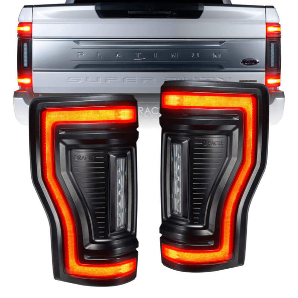Oracle 17-22 Ford F-250/350 Superduty Flush Mount LED Tail Lights - Bull Strap