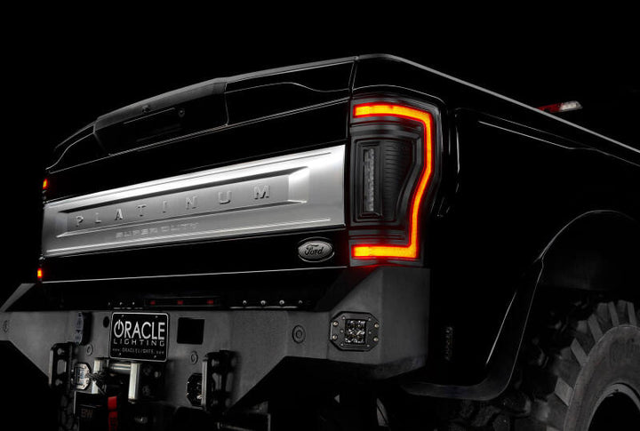 Oracle 17-22 Ford F-250/350 Superduty Flush Mount LED Tail Lights - Bull Strap
