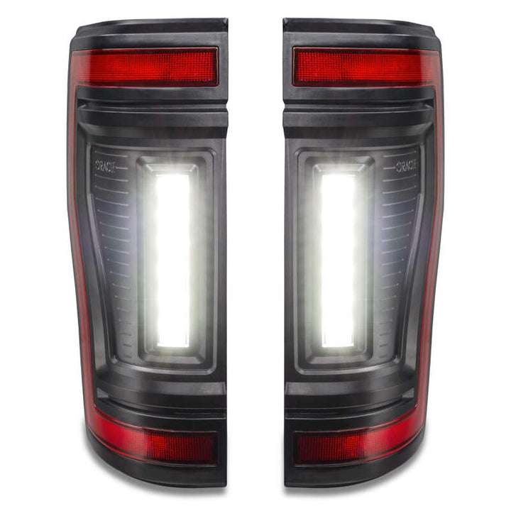 Oracle 17-22 Ford F-250/350 Superduty Flush Mount LED Tail Lights - Bull Strap