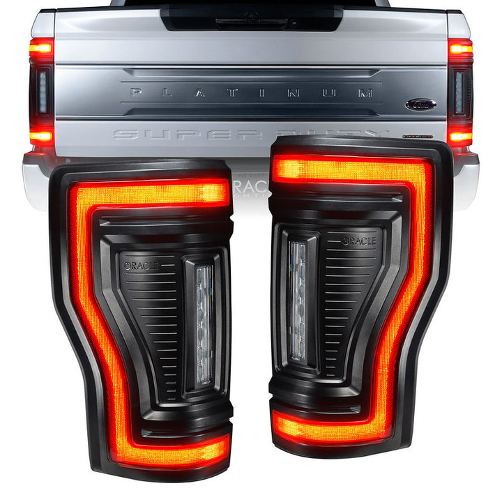 Oracle 17-22 Ford F-250/350 Superduty Flush Mount LED Tail Lights - Bull Strap