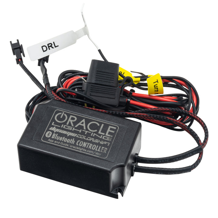 Oracle 18-21 Ford Mustang Dynamic DRL w/ Halo Kit & Sequential Turn Signal - ColorSHIFT - Bull Strap