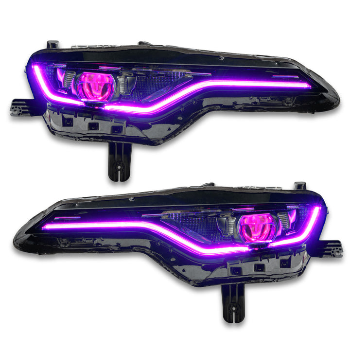 Oracle 19-21 Chevy Camaro SS/RS RGBW+A Headlight DRL Kit - ColorSHIFT w/ BC1 Cntrl - Bull Strap