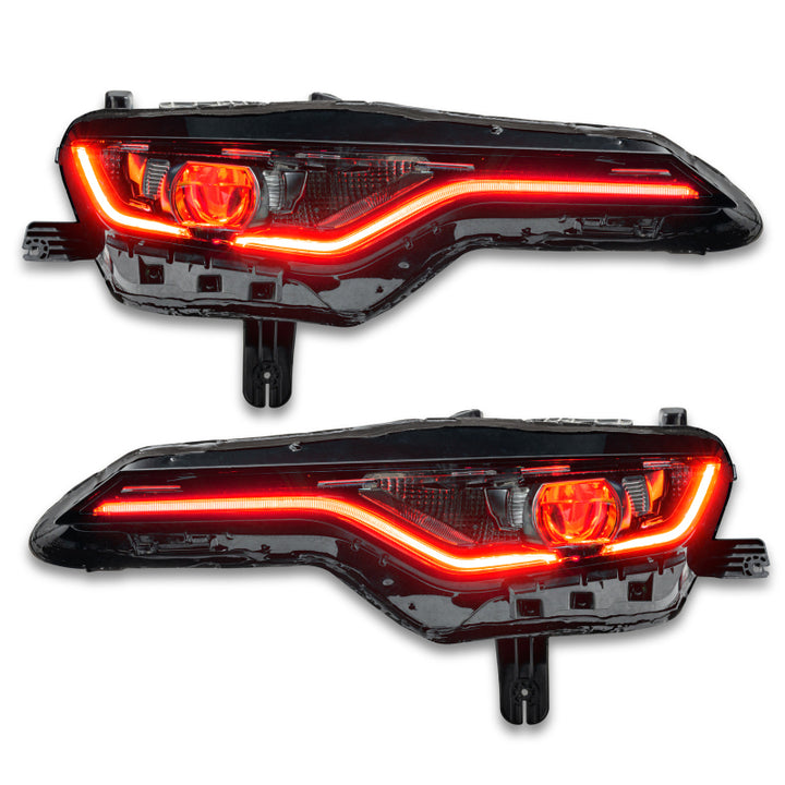 Oracle 19-21 Chevy Camaro SS/RS RGBW+A Headlight DRL Kit - ColorSHIFT w/ BC1 Cntrl - Bull Strap