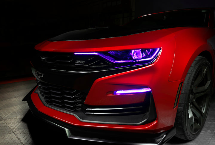 Oracle 19-21 Chevy Camaro SS/RS RGBW+A Headlight DRL Kit - ColorSHIFT w/ BC1 Cntrl - Bull Strap