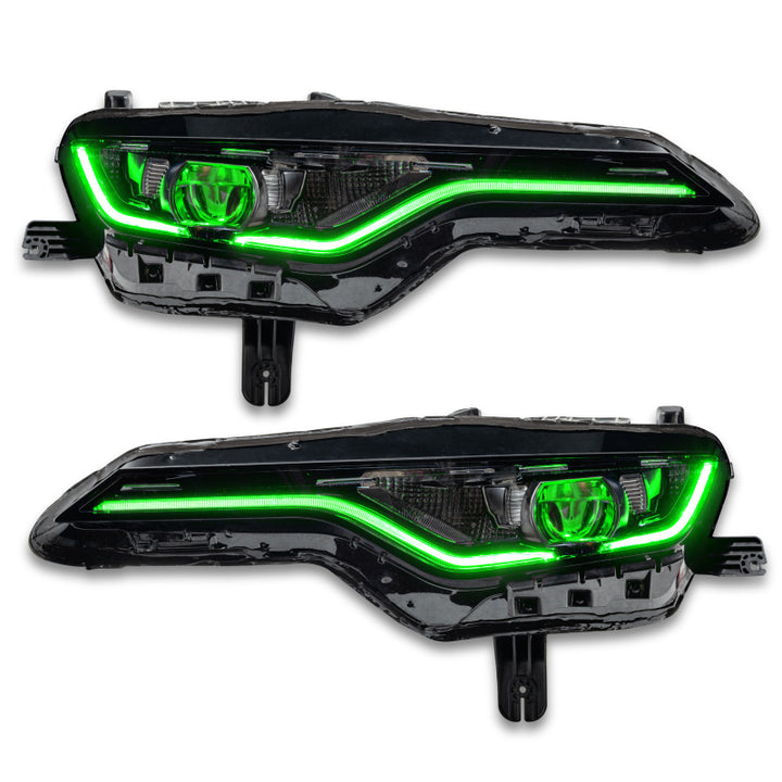 Oracle 19-21 Chevy Camaro SS/RS RGBW+A Headlight DRL Kit - ColorSHIFT w/ BC1 Cntrl - Bull Strap