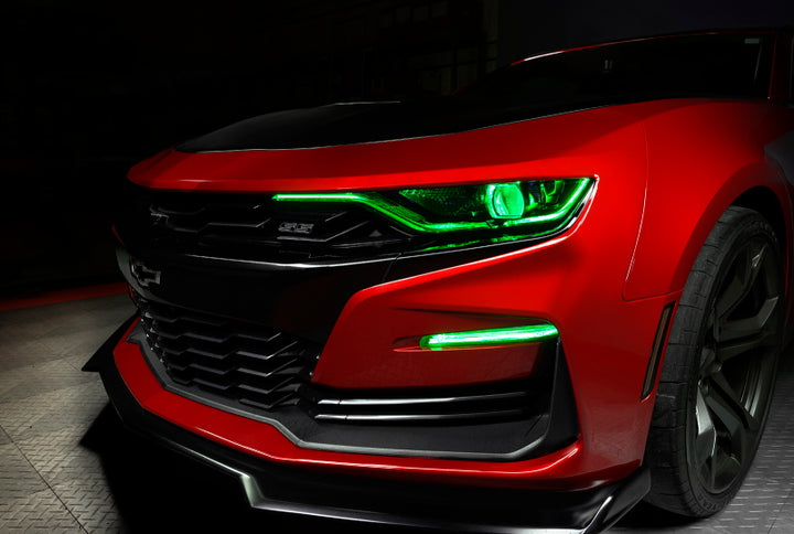 Oracle 19-21 Chevy Camaro SS/RS RGBW+A Headlight DRL Kit - ColorSHIFT w/ BC1 Cntrl - Bull Strap