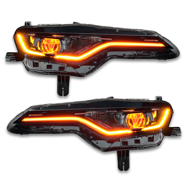Oracle 19-21 Chevy Camaro SS/RS RGBW+A Headlight DRL Kit - ColorSHIFT w/ BC1 Cntrl - Bull Strap