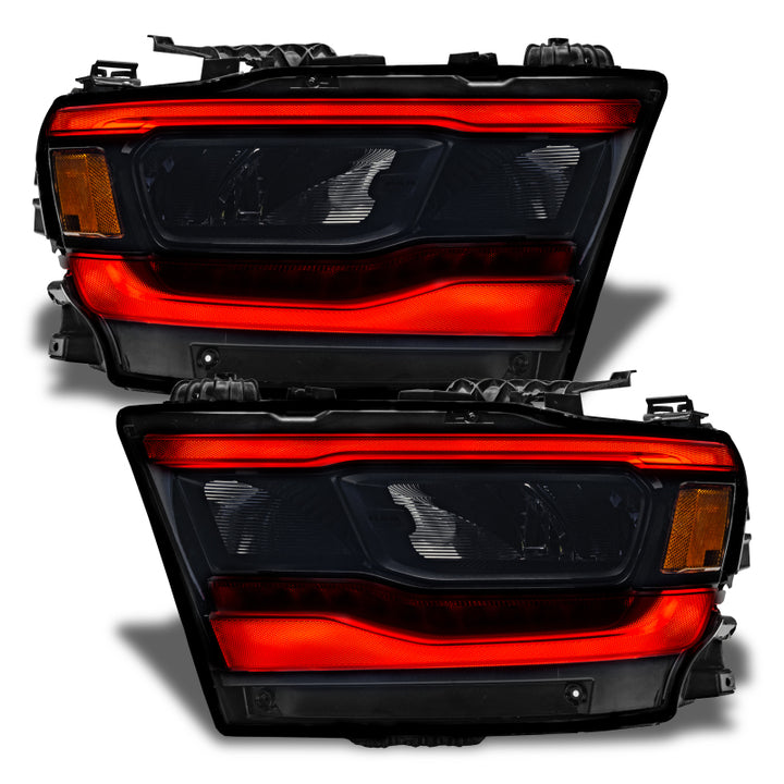 Oracle 19-21 Dodge RAM 1500 RGB+W Headlight DRL Kit- Reflector LED Headlights - +W - Bull Strap