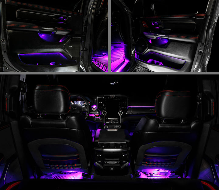 Oracle 19-22 RAM Complete Interior Ambient Lighting ColorSHIFT RGB Conversion Kit - Bull Strap