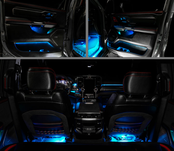 Oracle 19-22 RAM Complete Interior Ambient Lighting ColorSHIFT RGB Conversion Kit - Bull Strap