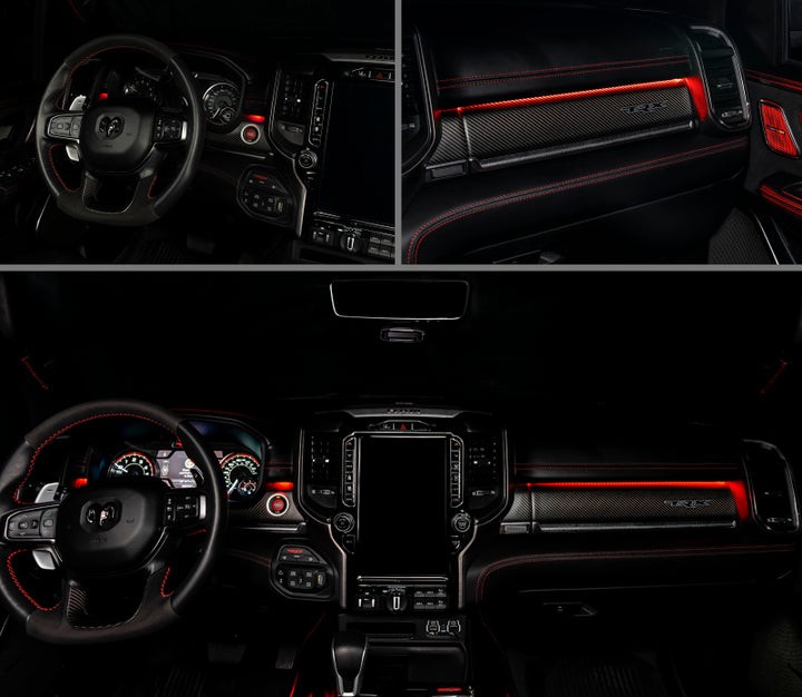Oracle 19-22 RAM Complete Interior Ambient Lighting ColorSHIFT RGB Conversion Kit - Bull Strap