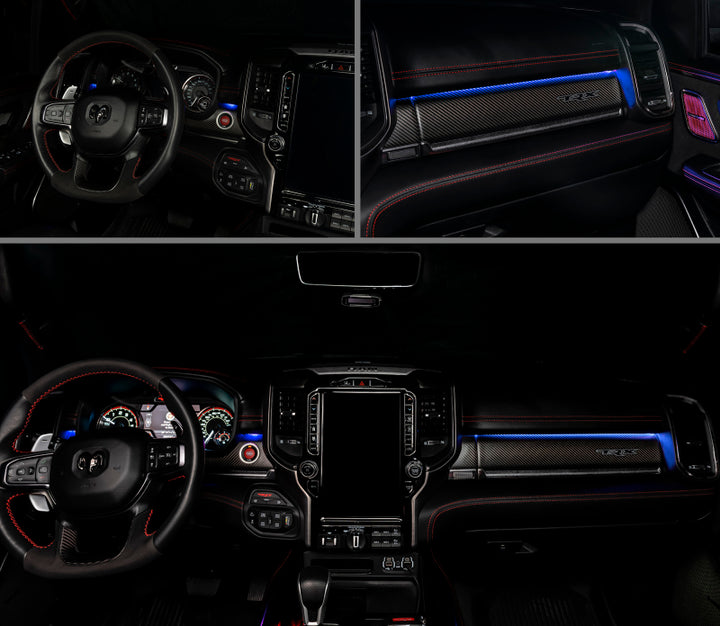 Oracle 19-22 RAM Complete Interior Ambient Lighting ColorSHIFT RGB Conversion Kit - Bull Strap