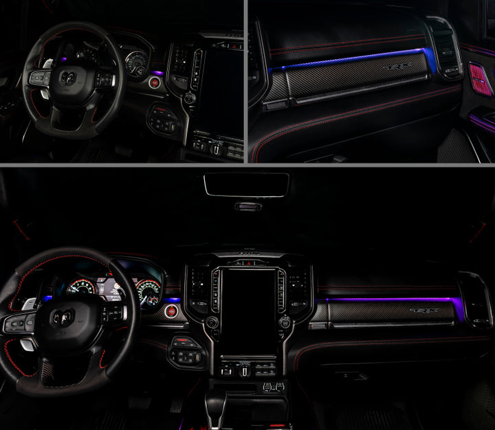 Oracle 19-22 RAM Complete Interior Ambient Lighting ColorSHIFT RGB Conversion Kit - Bull Strap