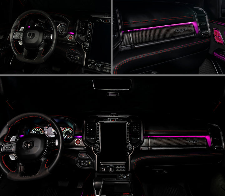 Oracle 19-22 RAM Complete Interior Ambient Lighting ColorSHIFT RGB Conversion Kit - Bull Strap