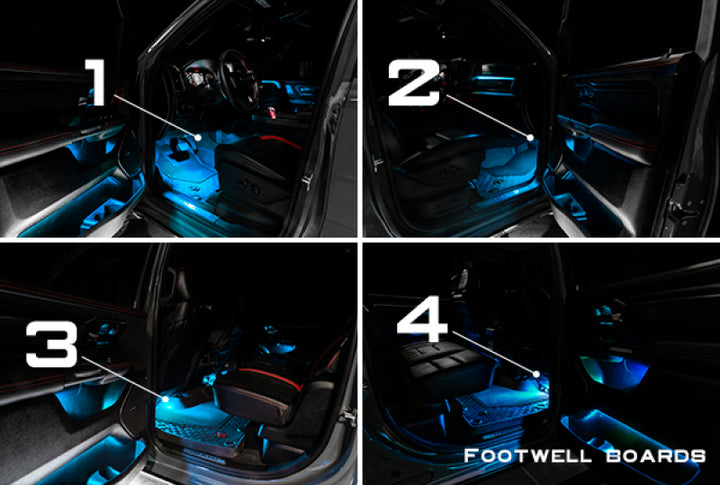 Oracle 19-22 RAM Complete Interior Ambient Lighting ColorSHIFT RGB Conversion Kit - Bull Strap
