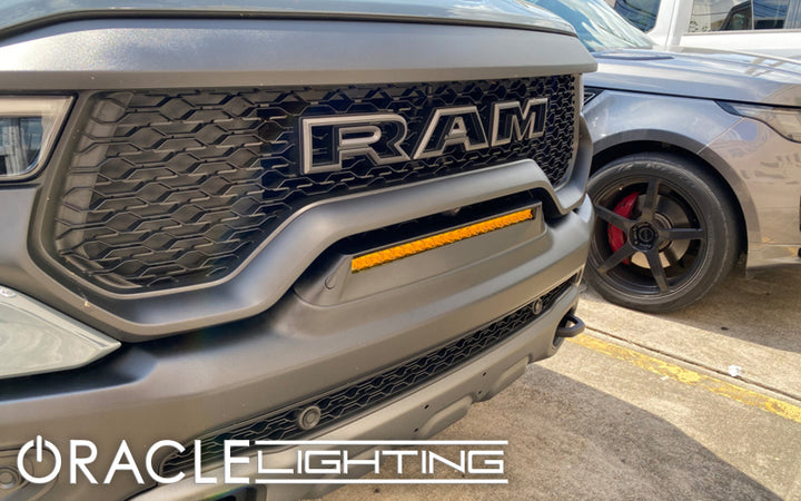 Oracle 19-22 RAM Rebel/TRX Front Bumper Flush LED Light Bar System - Bull Strap
