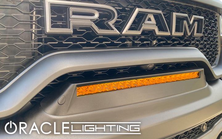 Oracle 19-22 RAM Rebel/TRX Front Bumper Flush LED Light Bar System - Bull Strap