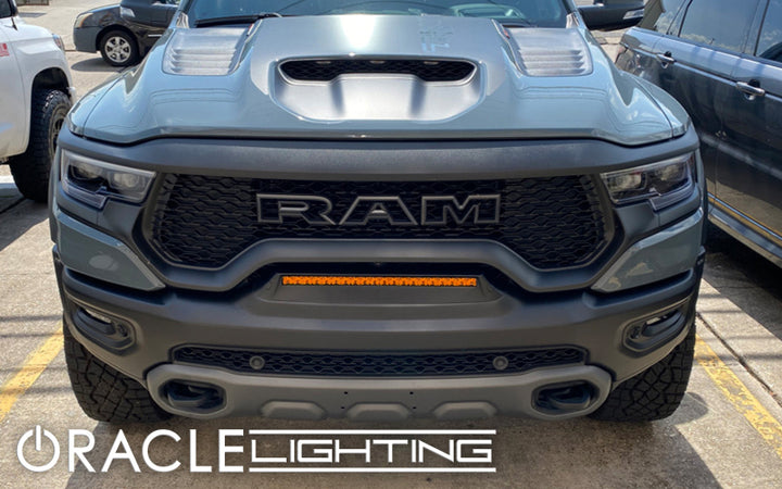 Oracle 19-22 RAM Rebel/TRX Front Bumper Flush LED Light Bar System - Bull Strap