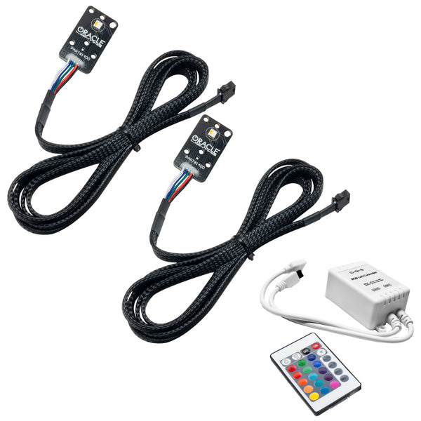 Oracle 20-21 Toyota Supra GR RGB+A Headlight DRL  Kit - ColorSHIFT w/ Simple Controller - Bull Strap