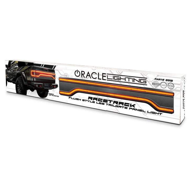 Oracle 20-23 Jeep Gladiator Racetrack Style LED Tail Gate Light - Tinted - Bull Strap