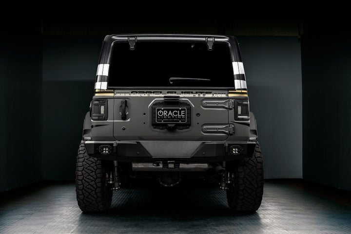 Oracle 2018+ Jeep Wrangler Rubicon/Sport LED Flush Mount Tail Light - Tinted - Bull Strap