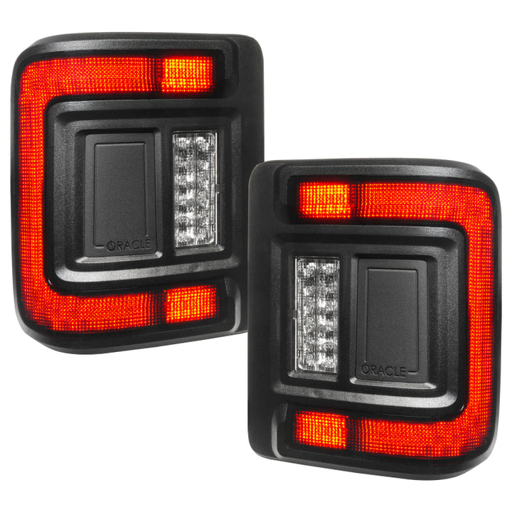 Oracle 2018+ Jeep Wrangler Rubicon/Sport LED Flush Mount Tail Light - Tinted - Bull Strap
