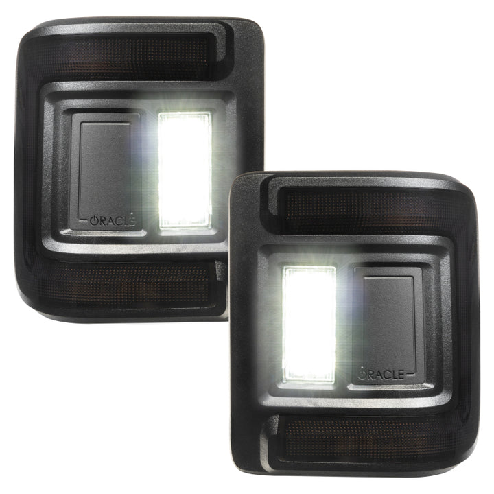 Oracle 2018+ Jeep Wrangler Rubicon/Sport LED Flush Mount Tail Light - Tinted - Bull Strap