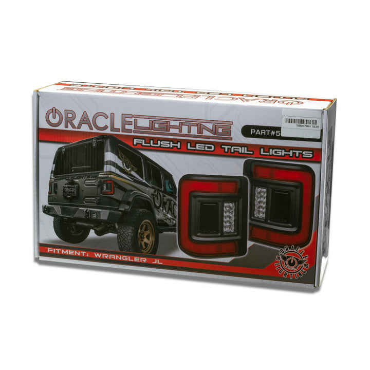 Oracle 2018+ Jeep Wrangler Rubicon/Sport LED Flush Mount Tail Light - Tinted - Bull Strap