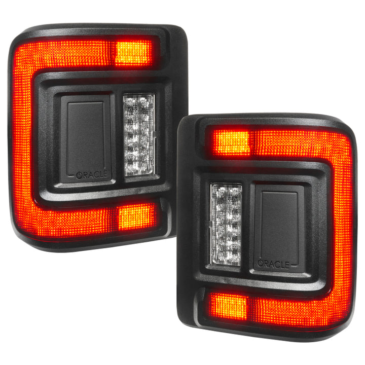 Oracle 2018+ Jeep Wrangler Rubicon/Sport LED Flush Mount Tail Light - Tinted - Bull Strap