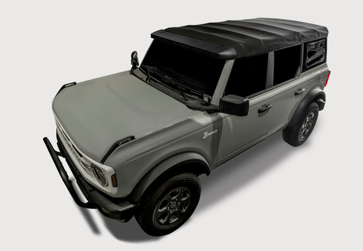 Oracle 2021+ Ford Bronco Integrated Windshield Roof LED Light Bar System - Bull Strap
