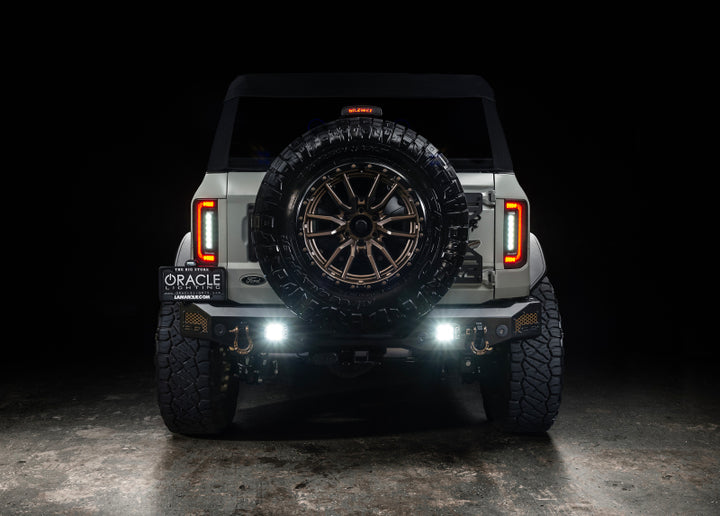 Oracle 21-23 Ford Bronco Flush Style LED Taillights - Tinted - Bull Strap