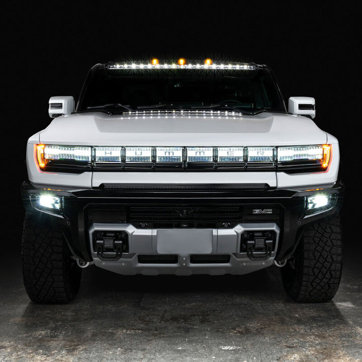 Oracle 22-24 HUmmer EV 5in Roof Mount Curved Light Bar w/ Brackets - Bull Strap