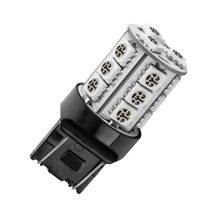 Oracle 7443 18 LED 3-Chip SMD Bulb (Single) - Red - Bull Strap