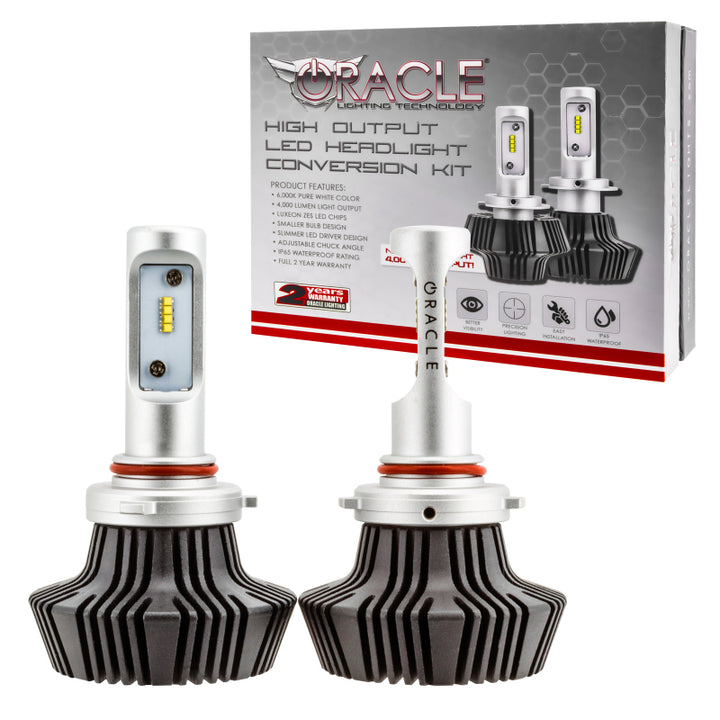 Oracle 9005 4000 Lumen LED Headlight Bulbs (Pair) - 6000K - Bull Strap
