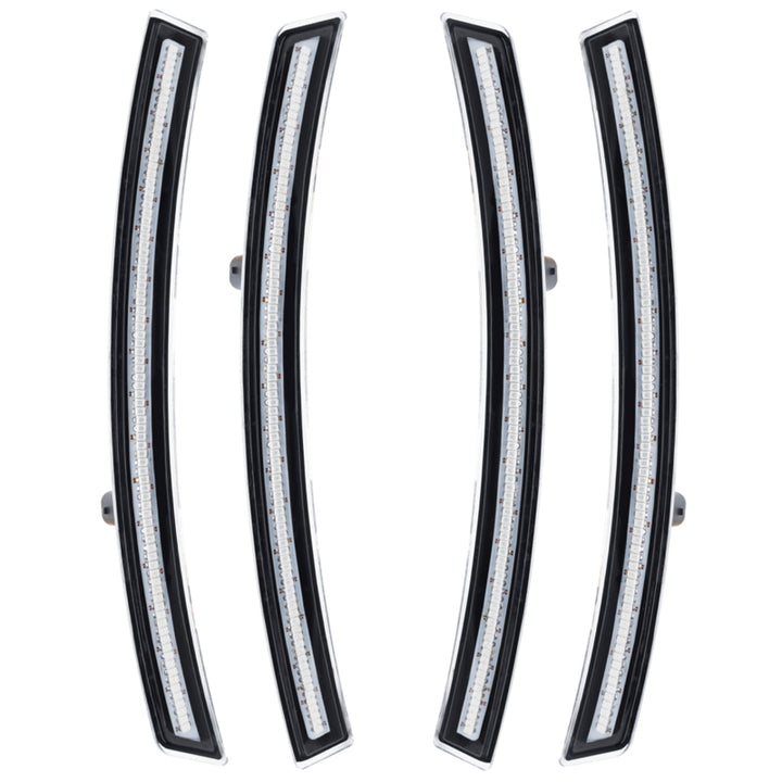 Oracle Chevrolet Corvette C7 Concept Sidemarker Set - Clear - No Paint - Bull Strap