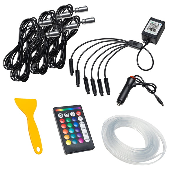 Oracle Fiber Optic LED Interior Kit - ColorSHIFT (6PCS) - ColorSHIFT - Bull Strap