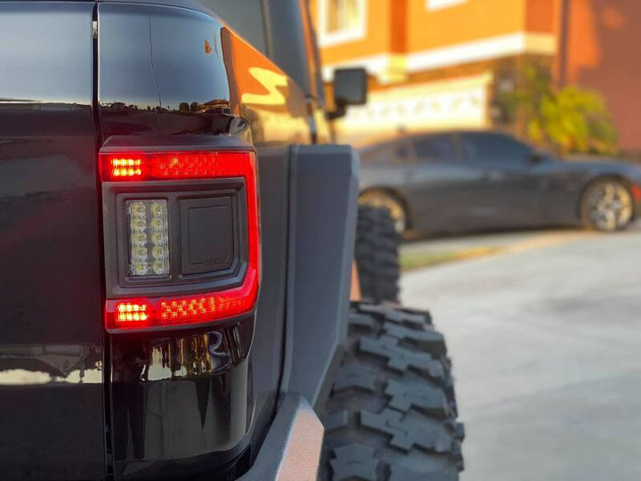 Oracle Jeep Gladiator JT Flush Mount LED Tail Lights - Bull Strap