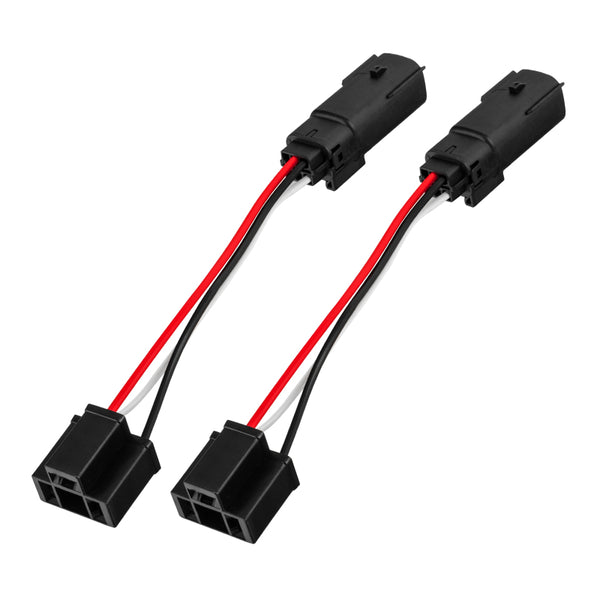 Oracle Jeep Wrangler JL Plug & Play H4 Headlight Wiring Adapter (Pair) - Bull Strap